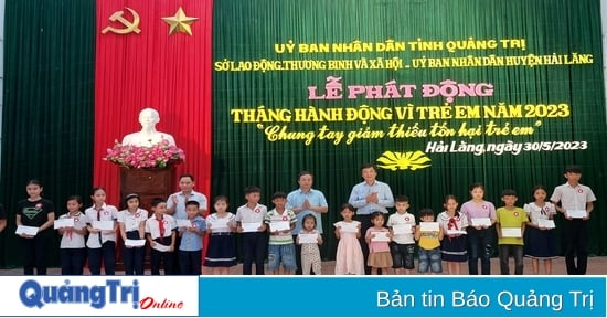 Phát động Tháng hành động vì trẻ em năm 2023