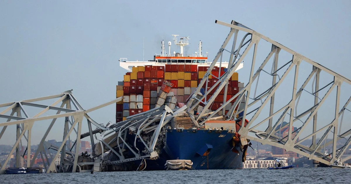 Estados Unidos demanda a propietario de barco en Singapur tras desastre derrumbado de puente