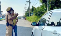 Many drivers were surprised when traffic police held cameras on the streets in Ho Chi Minh City.