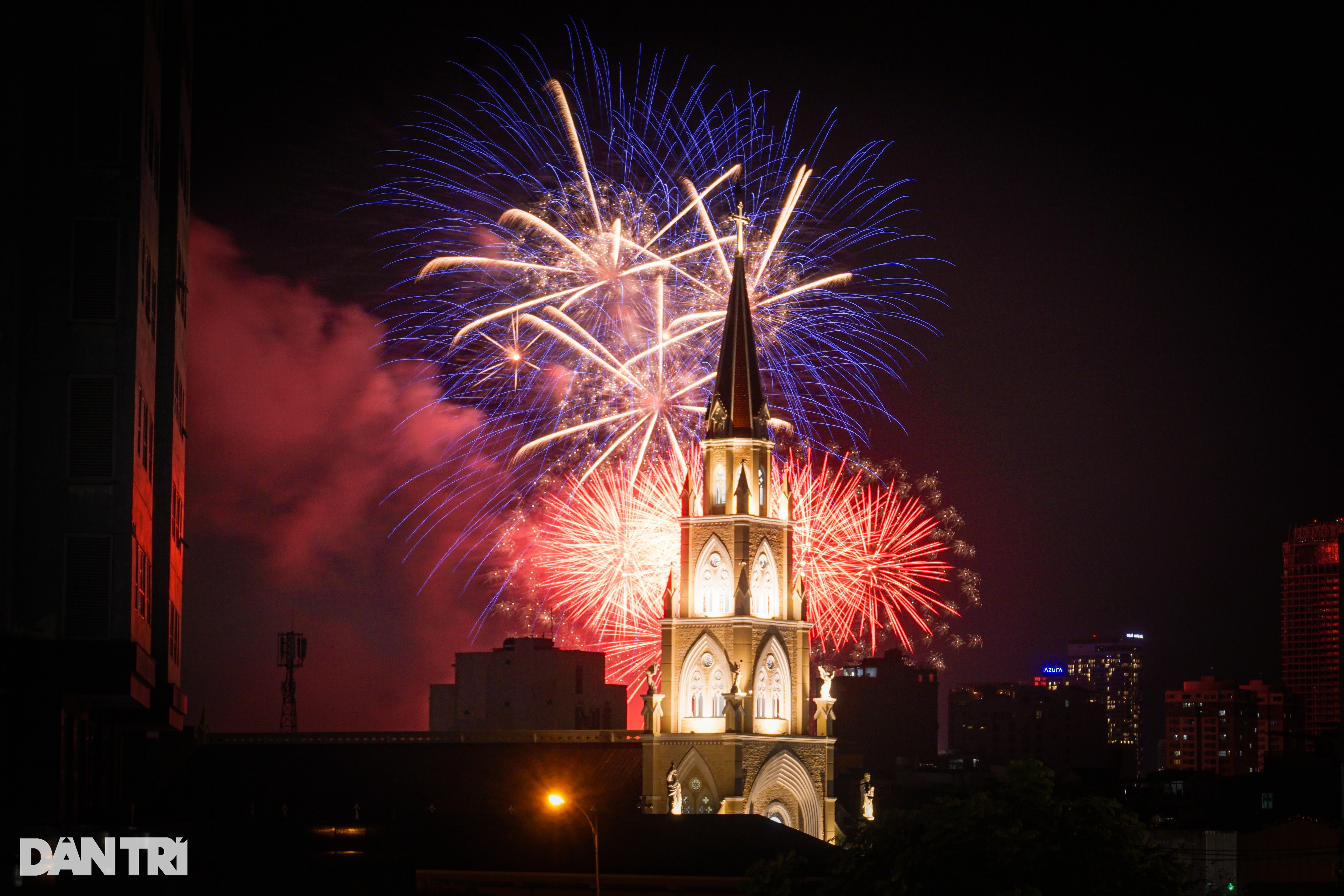 Prêt pour la dernière nuit du festival international des feux d'artifice de Da Nang