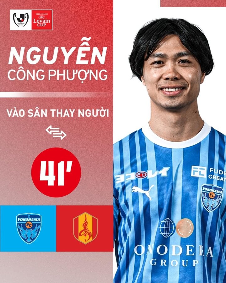 Trang thông tin của J.League cập nhật thông tin về Công Phượng.