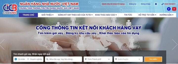 Visit cic.gov.vn to register for an account.