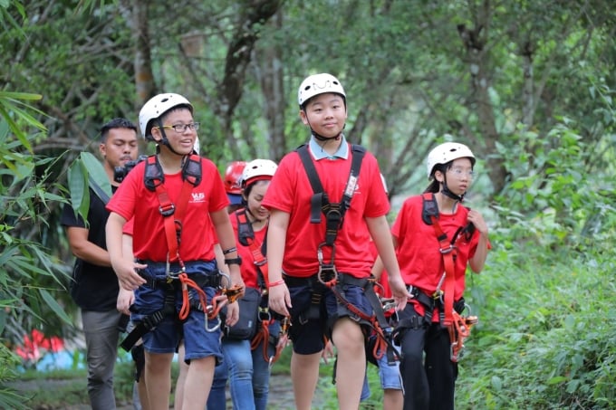 VUS students participate in outdoor activities. Photo: VUS