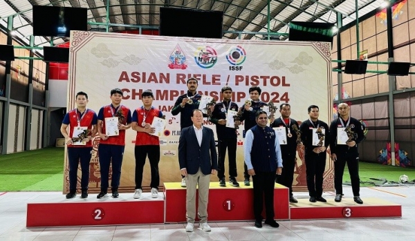 The first victory of the year of the Vietnamese shooting team