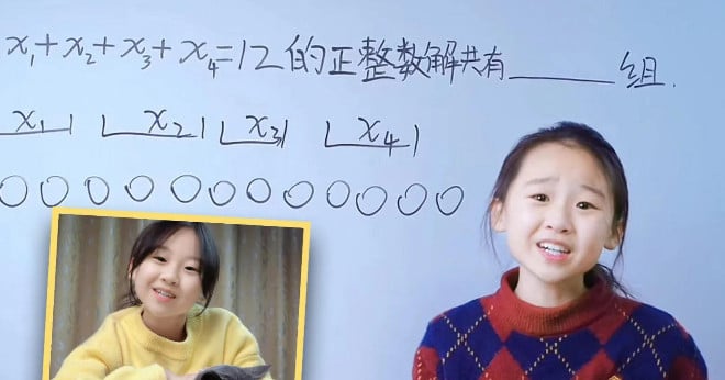 12-year-old girl teaches math online to college students