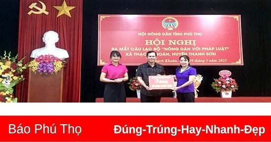 Ra mắt câu lạc bộ “Nông dân với pháp luật”