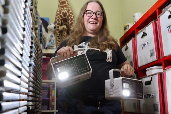 La batterie domestique d'Alys. Photo : ABC