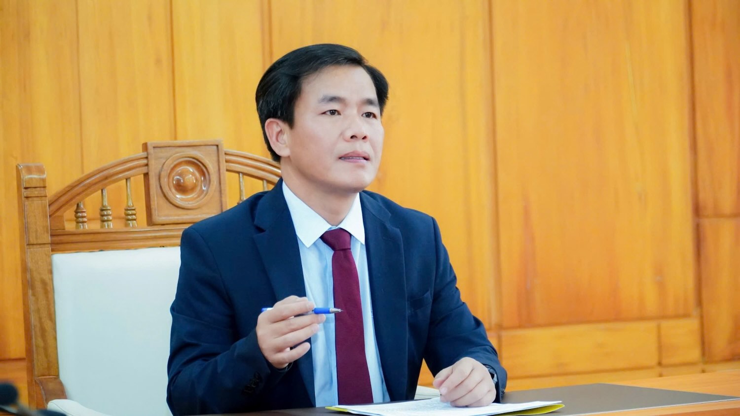 Mr. Nguyen Van Phuong - Chairman of Thua Thien Hue Provincial People's Committee. Photo: Ngoc Hieu.