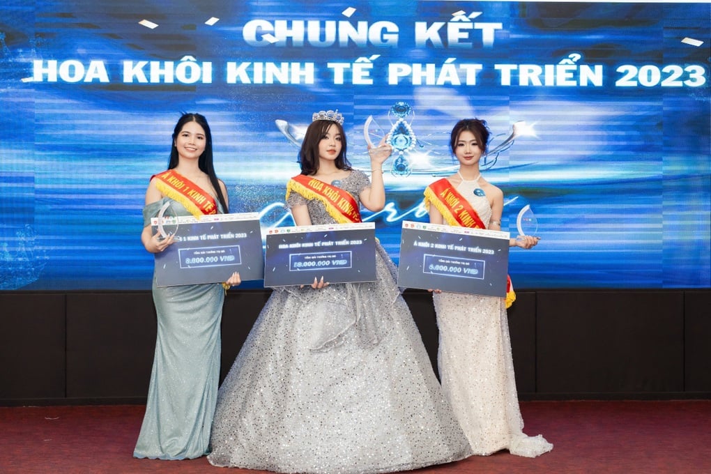 Hoa khôi sinh viên Kinh tế phát triển là Tiktoker 700.000 lượt theo dõi - 1