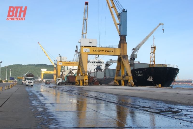 Bustling cargo through Nghi Son Port