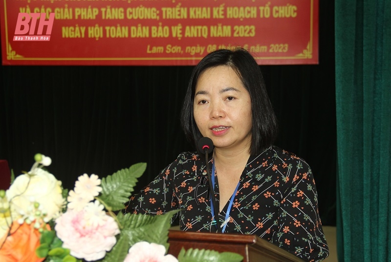 Phường Lam Sơn phấn đấu giữ vững an ninh trật tự và phòng cháy chữa cháy