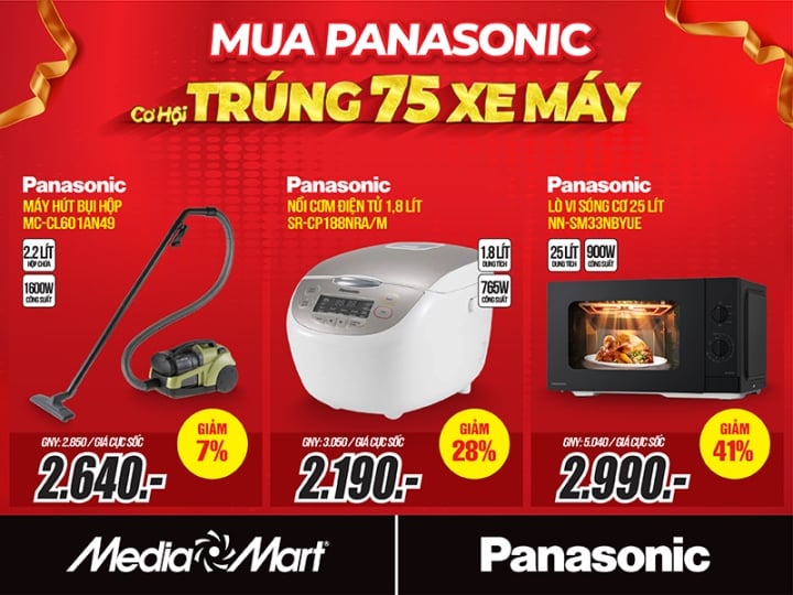 En MediaMart, los microondas Panasonic están a la venta con un enorme descuento del 41%.