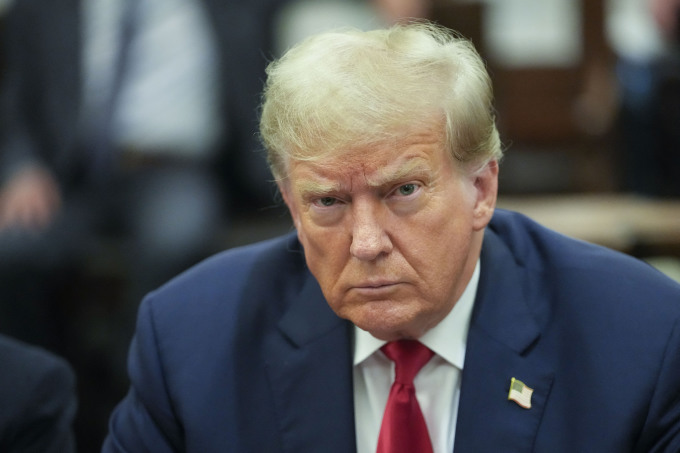 Cựu tổng thống Donald Trump tại New York ngày 4/10. Ảnh: AFP