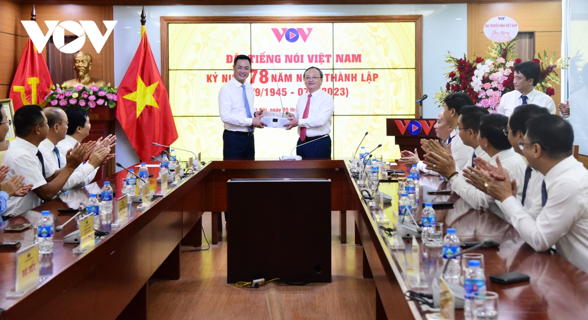 Vietnam Television und Vietnam Voice of Vietnam arbeiten zusammen, um eine Umgebung für den Informationsaustausch zu schaffen, Bild 2