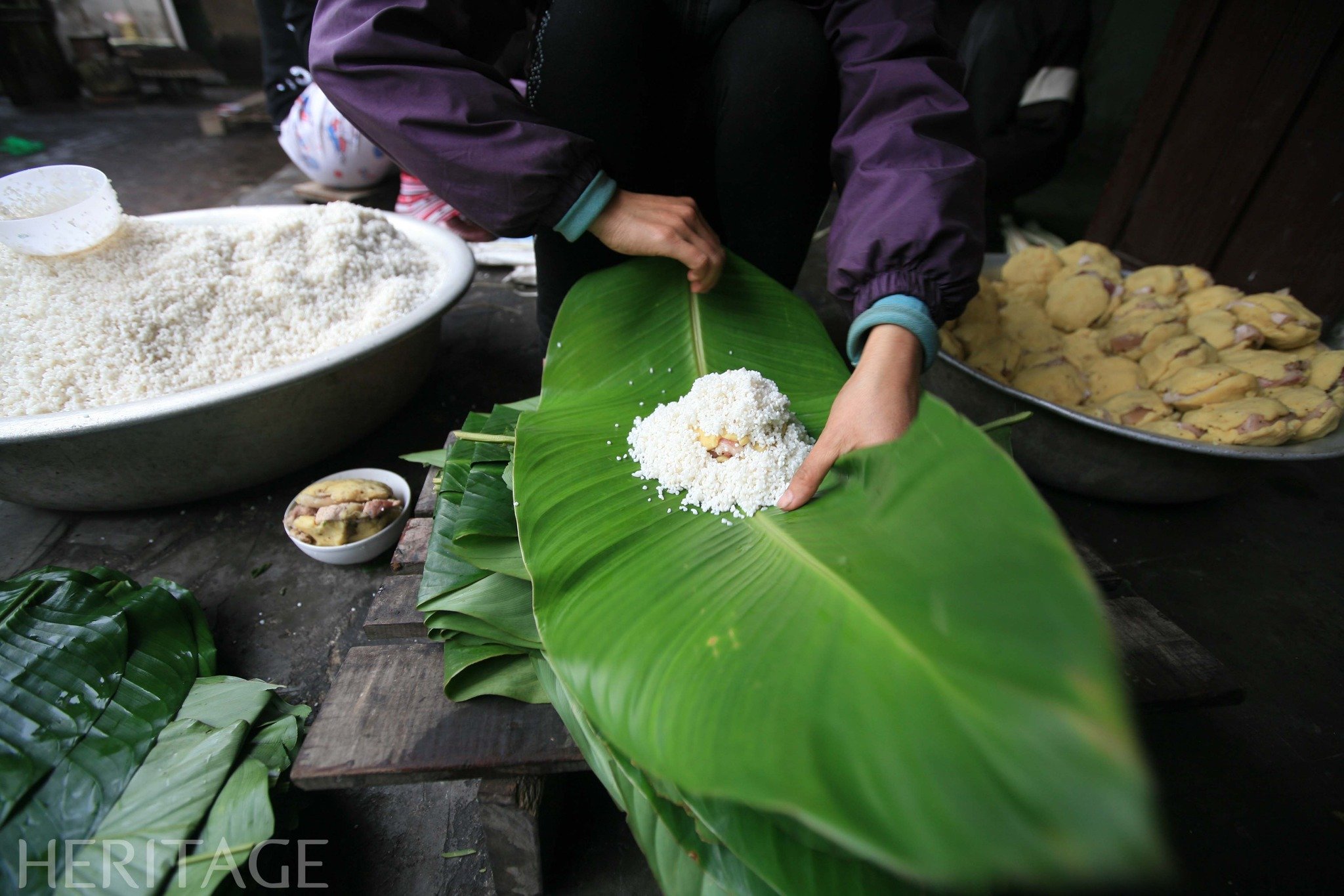 Làng bánh chưng Tranh Khúc