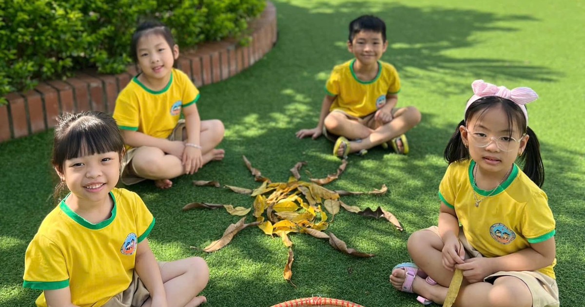 Hanoi Schulen reagieren auf die Nachahmungsbewegung von hell - grün - sauber - schön