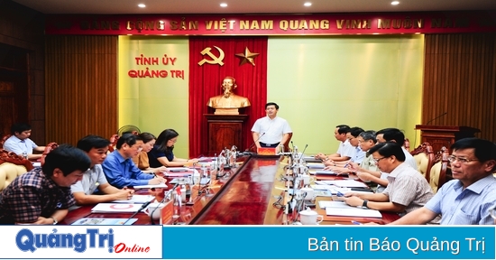 Ban Thường vụ Tỉnh ủy cho ý kiến đối với một số dự án trên địa bàn