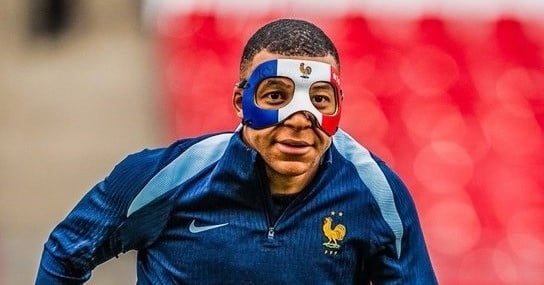 Mbappe bị cấm đeo mặt nạ hình quốc kỳ Pháp tại EURO 2024