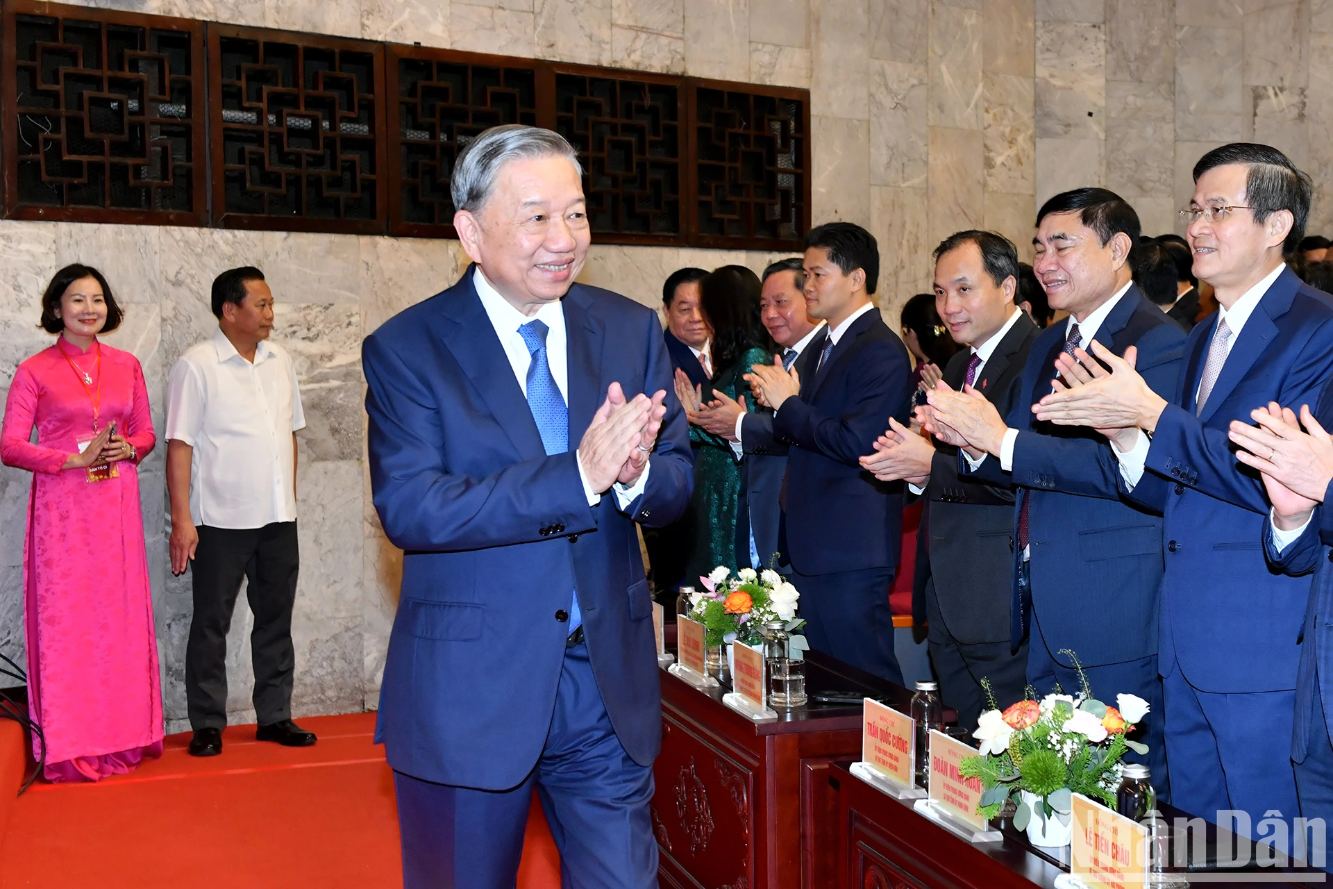 [Ảnh] Tổng Bí thư Tô Lâm dự Chương trình giao lưu “Hồ Chí Minh - Hành trình khát vọng 2024” ảnh 2