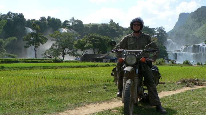 Viaje en moto a Ban Gioc.