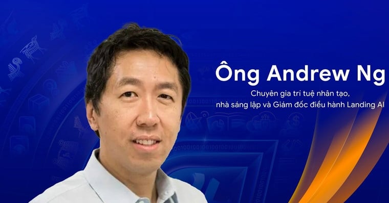 Andrew Ng: Los 100 principales influencers mundiales de IA se presentarán en Vietnam