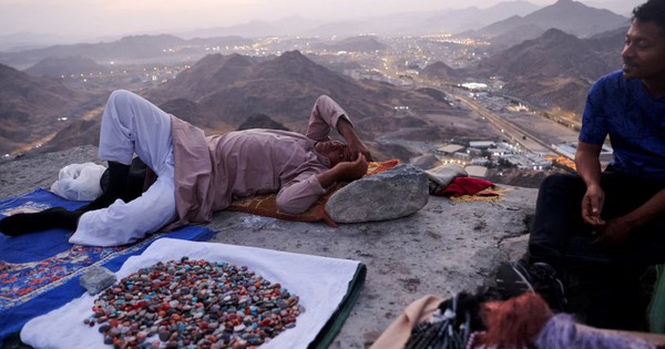 ទេសភាពនៃធម្មយាត្រា Hajj របស់ប្រជាជនម៉ូស្លីមទៅកាន់ Mecca