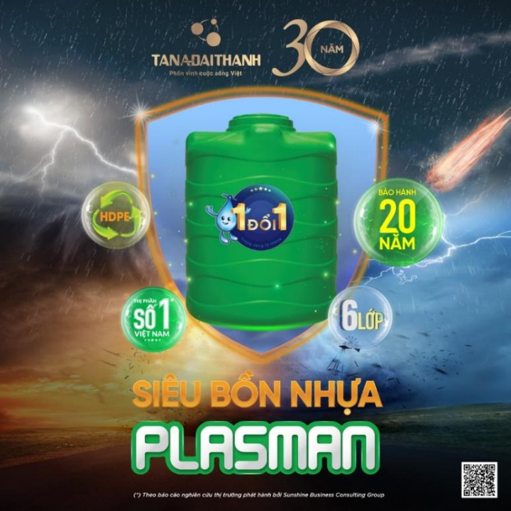 Tan A Dai Thanh launches 1-for-1 warranty policy for 'Plasman super plastic tank' - 2