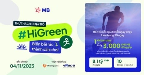 Chiến dịch HiGreen nhằm truyền tải thông điệp sống bền vững, quan tâm tới môi trường và cộng đồng đến 25 triệu khách hàng và xã hội