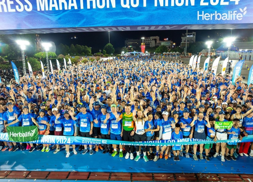 Herbalife Việt Nam thúc đẩy lối sống lành mạnh qua giải chạy VnExpress Marathon Quy Nhơn 2024 - 1