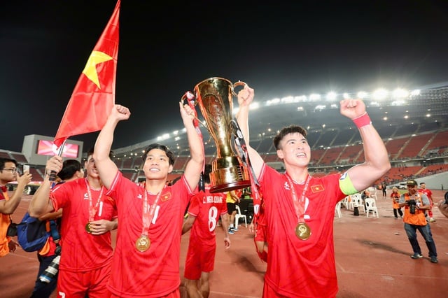 Nhờ chiến dịch AFF Cup 2024 thành công, đội tuyển Việt Nam đã tăng bậc trở lại trên bảng xếp hạng FIFA