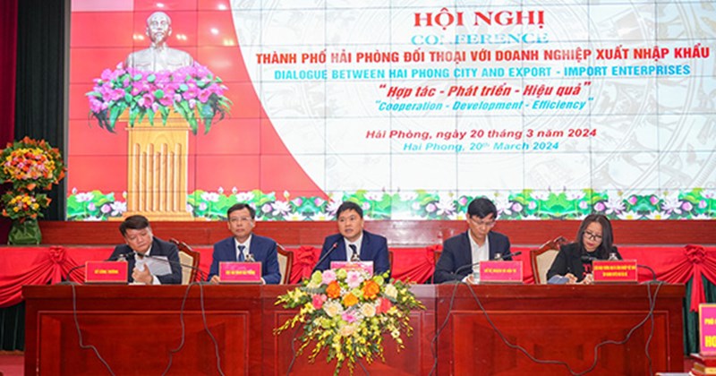 Hải Phòng đối thoại với doanh nghiệp xuất nhập khẩu năm 2024