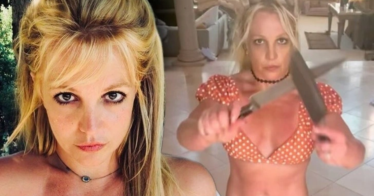 Police arrive at Britney Spears' house to check after clip of dancing with knife