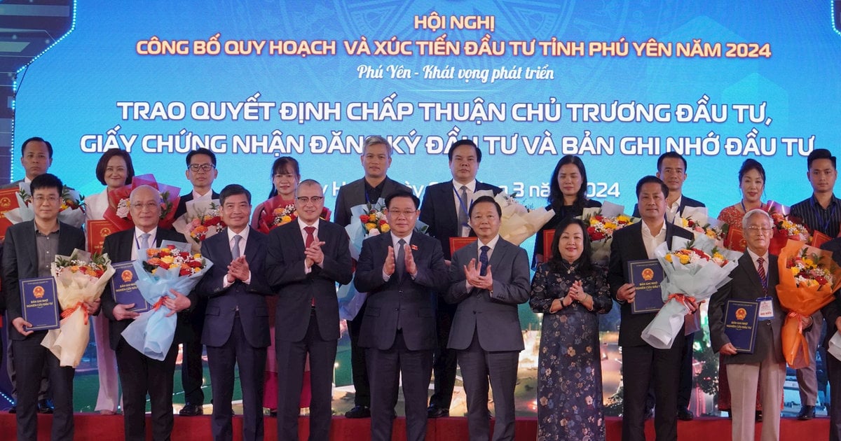 Công bố Quy hoạch và Xúc tiến đầu tư tỉnh Phú Yên năm 2024