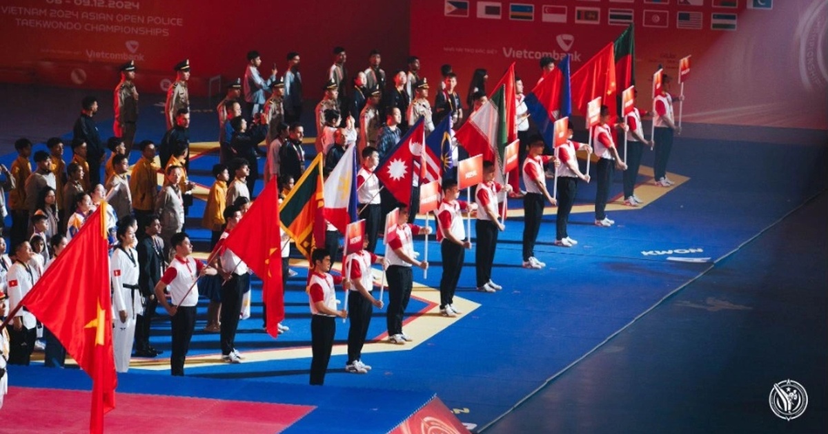 Ấn tượng giải Taekwondo Cảnh sát châu Á mở rộng năm 2024