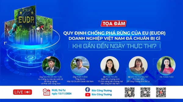 Tọa đàm "Quy định chống phá rừng của EU