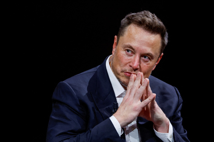Elon Musk tại hội nghị Viva Technology ở Porte de Versailles (Pháp) ngày 16/6. Ảnh: Reuters