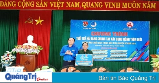 “Tuổi trẻ Hải Lăng chung tay xây dựng nông thôn mới” năm 2023