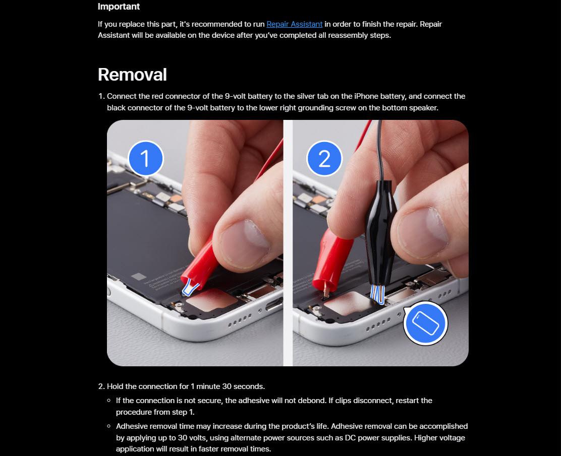 Apple veröffentlicht ausführliche Reparaturdokumentation für iPhone 16 Bild 1