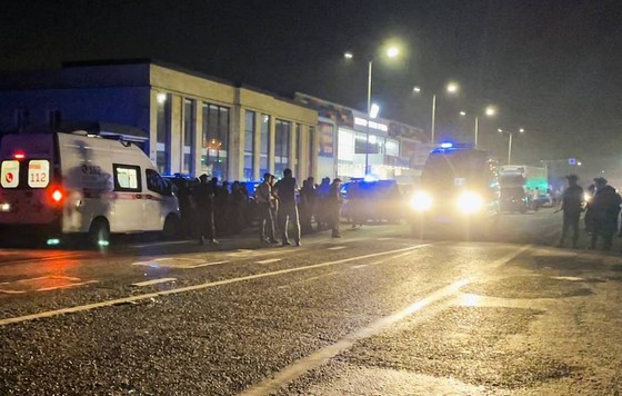 Scène de l'explosion. Photo : TASS