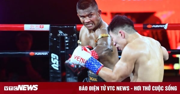 „Muay Thai Saint“ Buakaw lässt Schläge niederprasseln und besiegt den chinesischen Meister