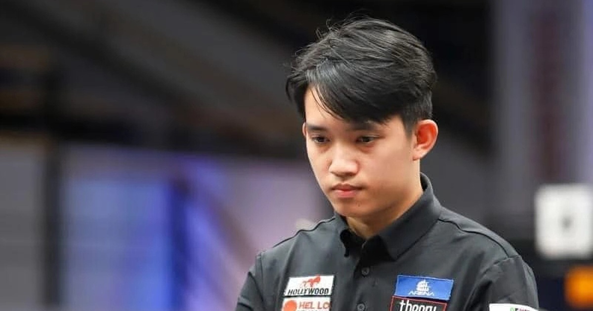 Chiem Hong Thai stopped at the semi-finals of the World Cup carom billiards 3 cushion