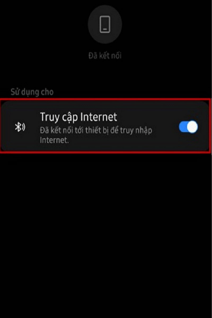 After the screen displays as above, it means the device has successfully shared wifi.