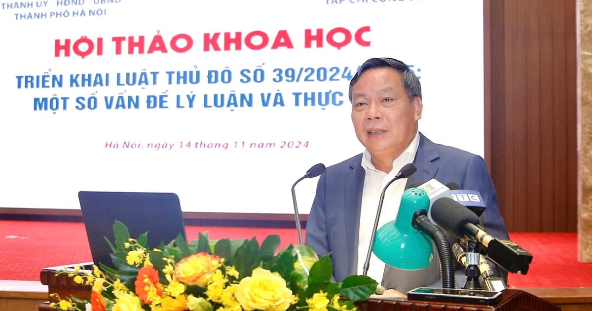 Creación de una base jurídica para que Hanoi se desarrolle de forma rápida y sostenible