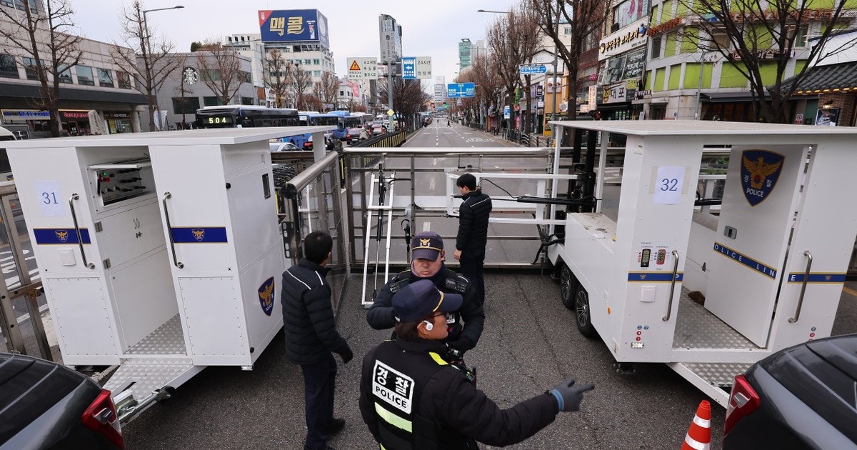 Die koreanische Polizei führte erneut eine Razzia im Bürokomplex des Präsidenten durch