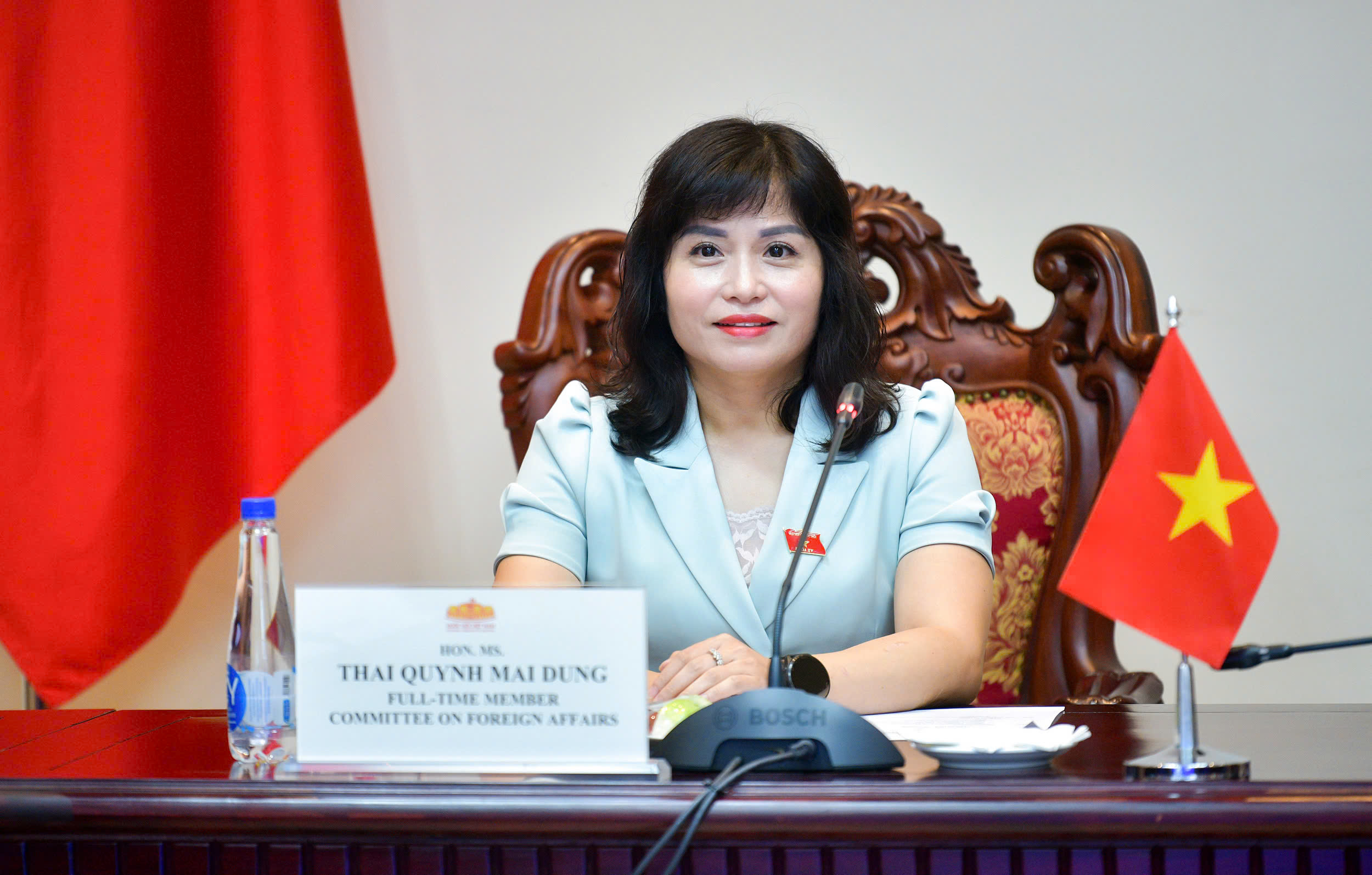 Eine Delegation der vietnamesischen Nationalversammlung nimmt an der Beratungssitzung der AIPA-Gruppe junger Parlamentarier teil
