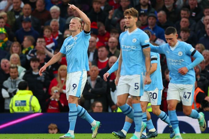 Haaland hat die Chance, seinen Torrekord zu verbessern, wenn Man City dieses Wochenende Bournemouth empfängt. Foto: Reuters