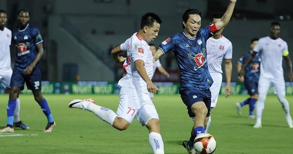 Nach vorsichtigem Start teilen sich die Teams von Hai Phong und HAGL die Punkte