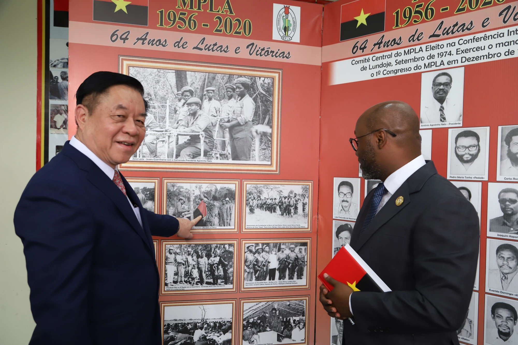 Head of the Central Propaganda Department visits and works in Angola photo 1