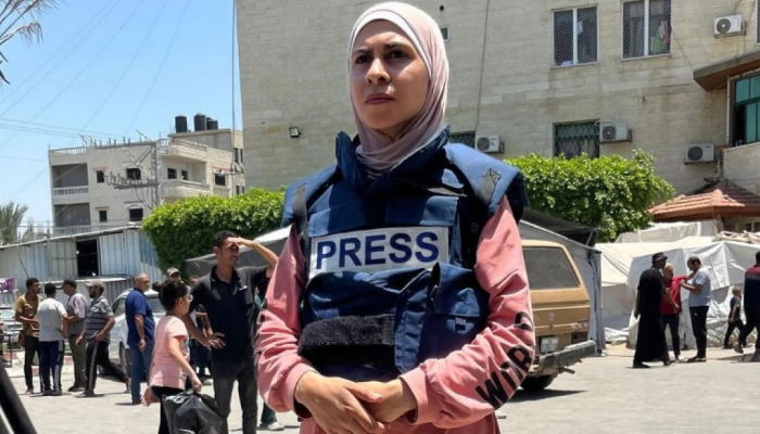 Une journaliste palestinienne honorée pour son courage