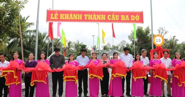 Khánh thành cầu Ba Dở ở Sóc Trăng